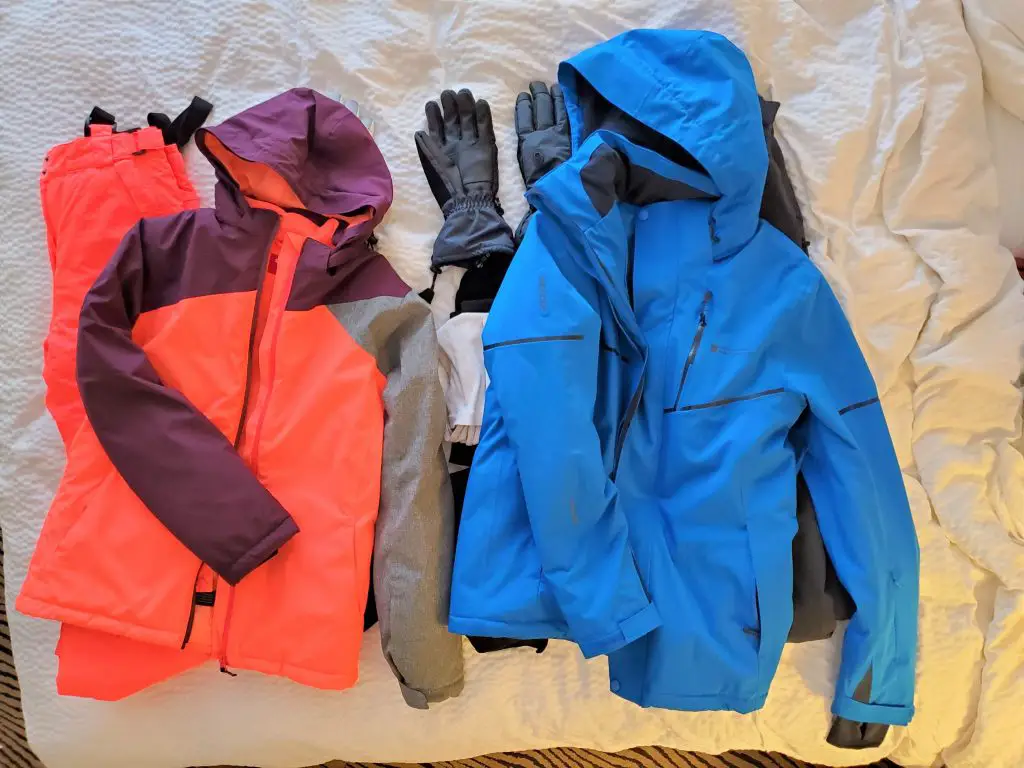 Mountain Warehouse ski outfit