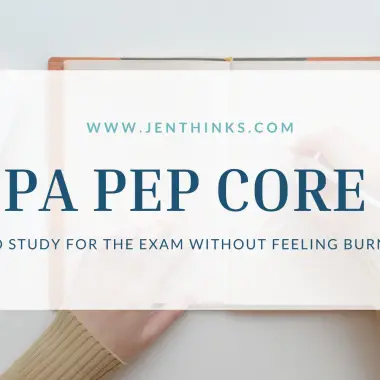 CPA PEP CORE 2 HOW TO STUDY