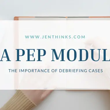 The Importance of Debriefing Cases