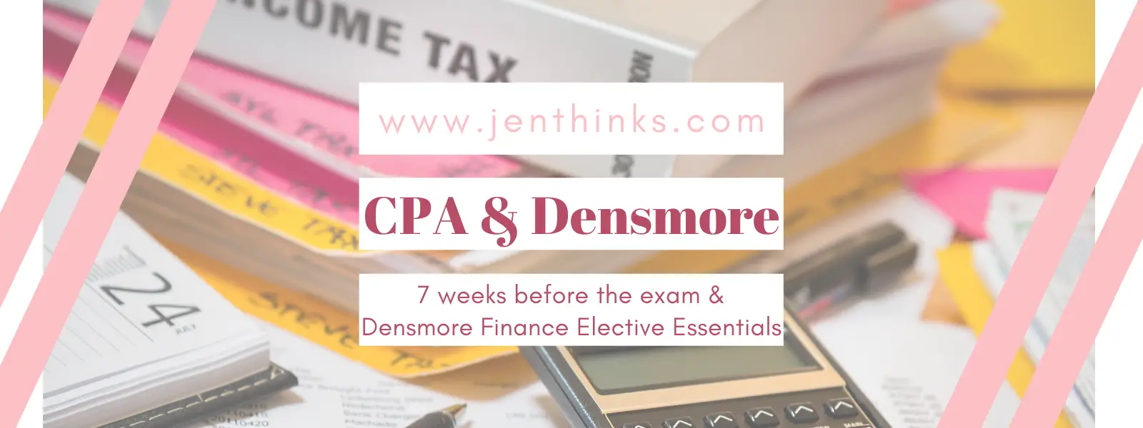 My CPA Journey My Finance Exam Study Plan + Densmore Finance Elective