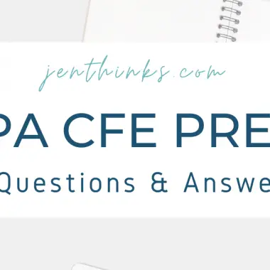 CPA CFE common questions and answers