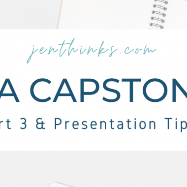 CPA Capstone 1 Tips For Part 3 & Presentation