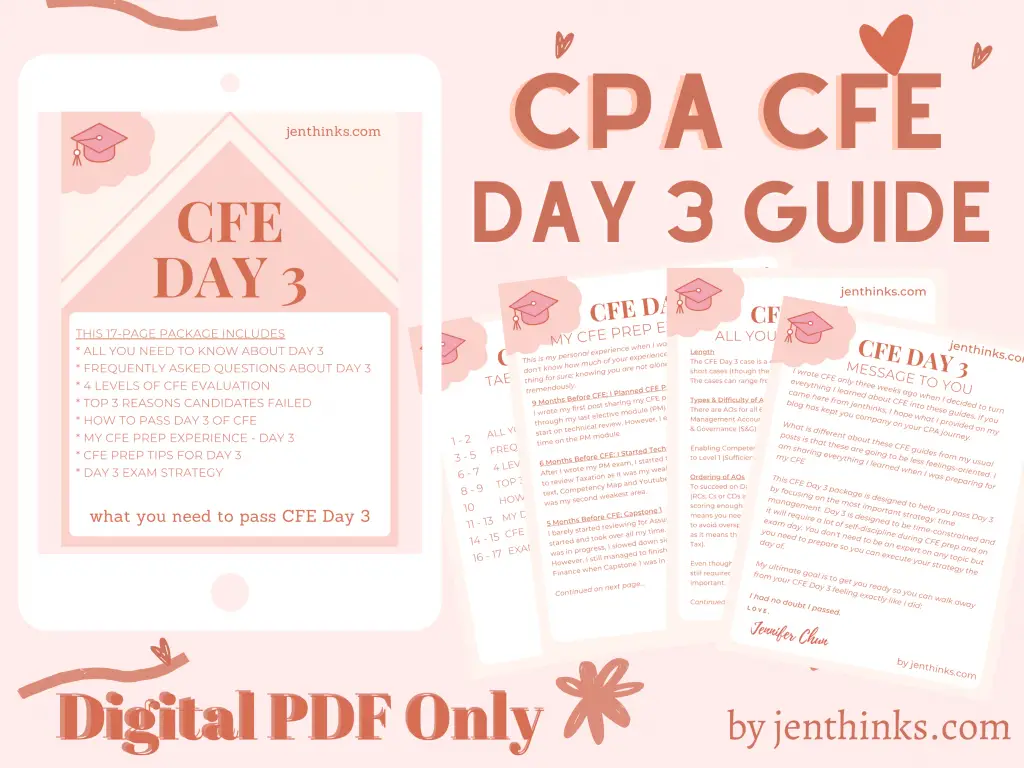 cpa cfe day 3 guide