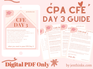 cpa cfe day 3 guide