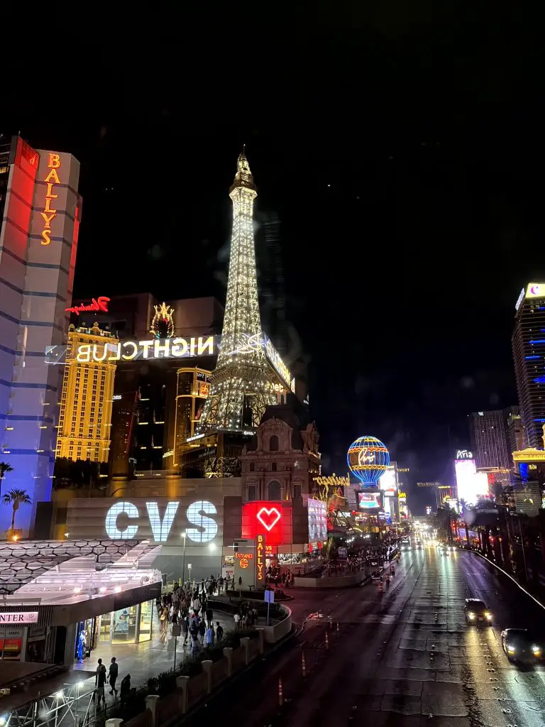 Vegas Strip night view
