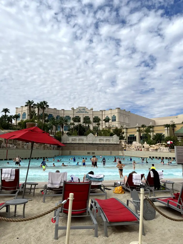 wave pool at Mandalay Bay